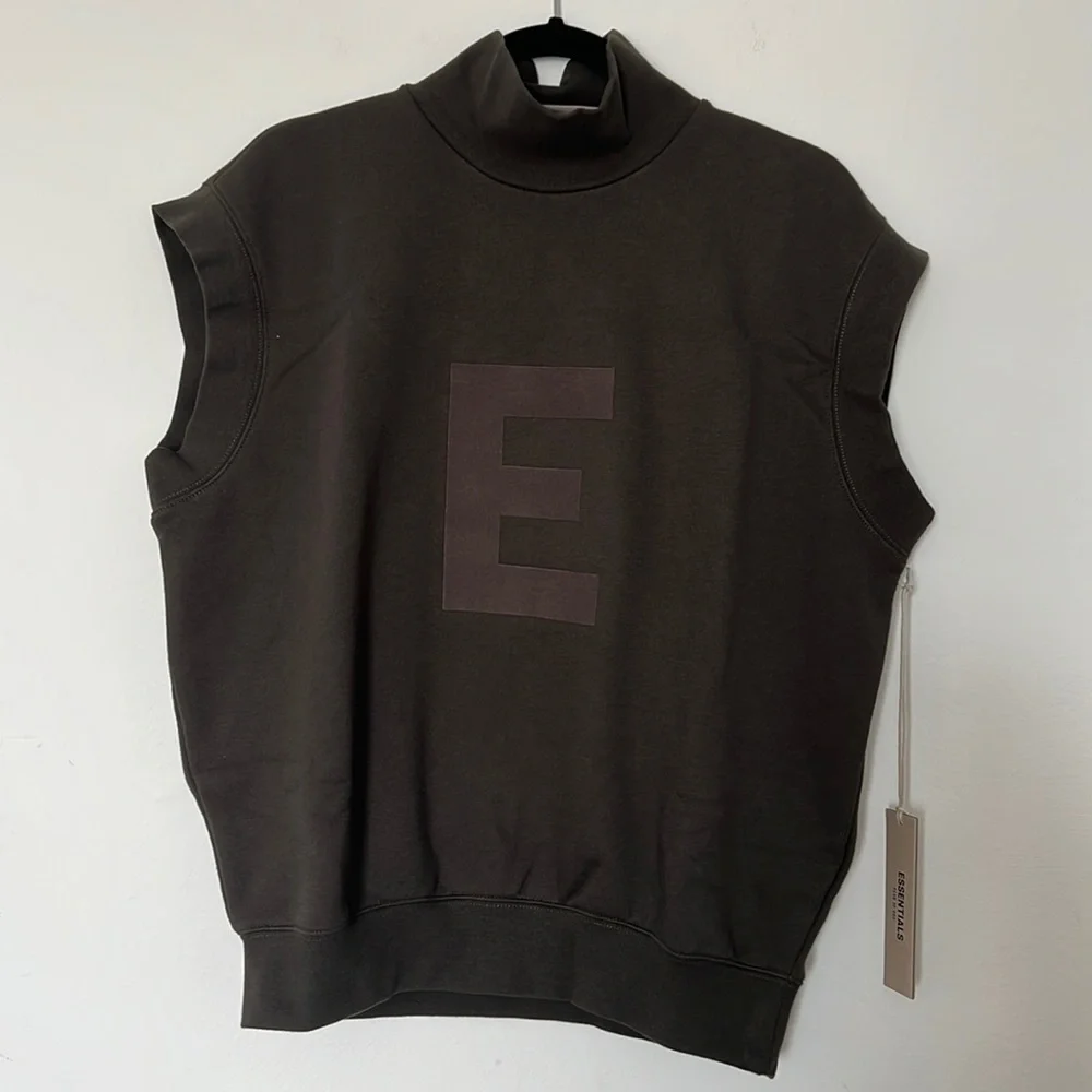 Fear of God Essentials mock neck sweatshirt vest - Picture 3 of 7